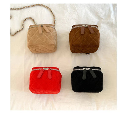 Mini Denim Crossbody Bags for Women 2026 Lingge Chains Shoulder Bag Fashion Brands Box Bag Lipstick Coins Purses and Handbags