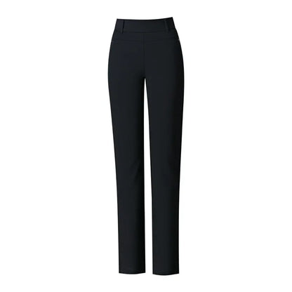 Black Women's High Waist Stretch Suit Pants, Fashion Slim Trousers, Purple Green Brown Pantalones, Asian Size M-6XL