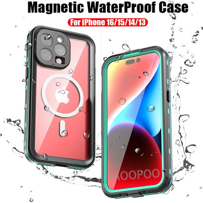 Aluminum Metal Case For iPhone 17 ProMax 16 15 14 13 12 Pro Max Plus with Magsafe Magnetic Charging Lens Glass Protector