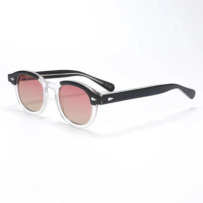 Authentic Johnny Depp LEMTOSH Fashion Top Quality Acetate Frames Men Women Sun Glasses Casual Square Vintage Male Couple Eyewear