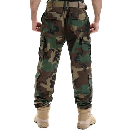 Men's Uniform Camouflage Tactical Multicam Cargo Pants Army Combat Long Trousers Fisthing Climbing Hunting Pants
