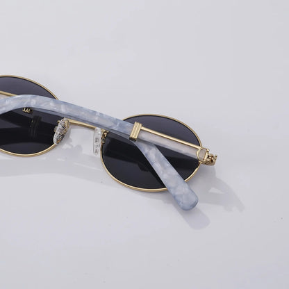 2025 New Retro Pure Titanium Acetate Sun Protection Men Sunglasses Fashion Round Outdoor Shading UV400 Driving Women Sun Glasses