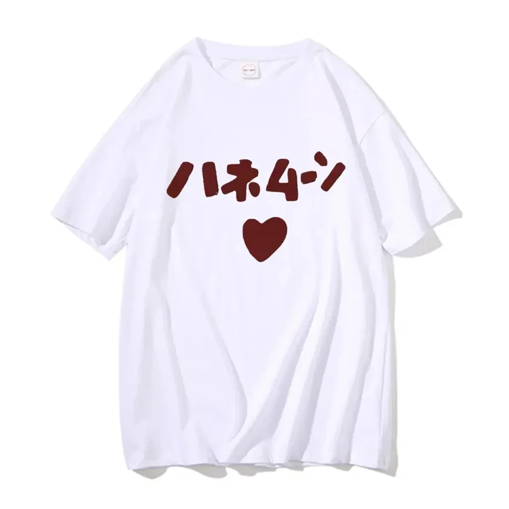 Japanese Manga T Shirt Summer Women Tshirt Funny Cute Anime Same Style Print T-shirts Harajuku Short Sleeve Casual