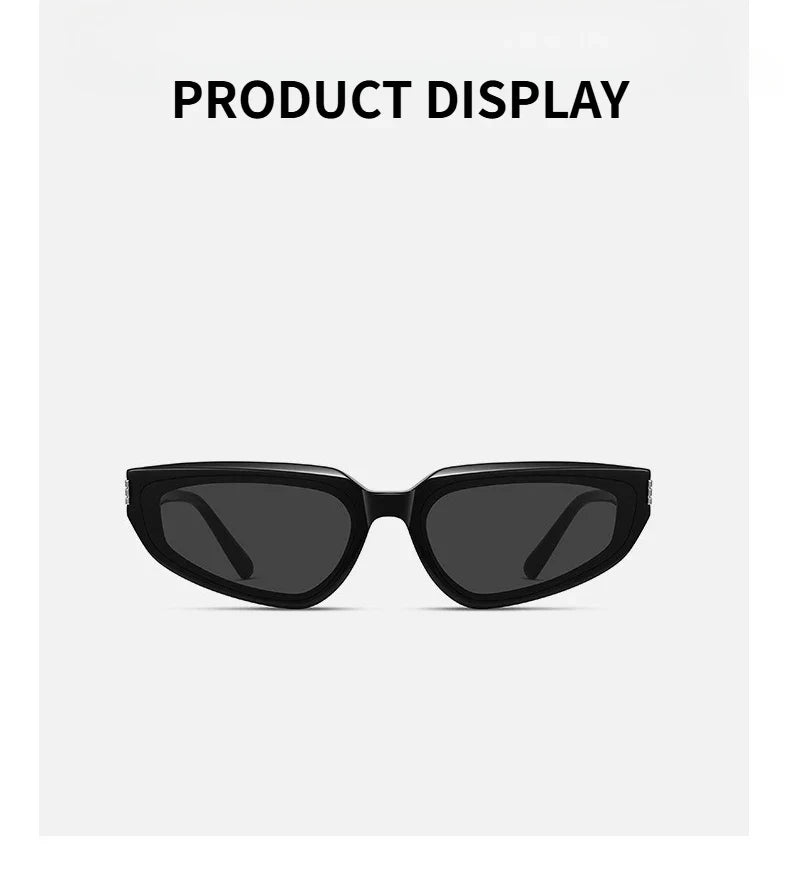 Ultra Light Personality Acetate Man Cat Eye Sunglasses Small Size Brand Designer Fashion Retro Women Decoration Sun Shades UV400