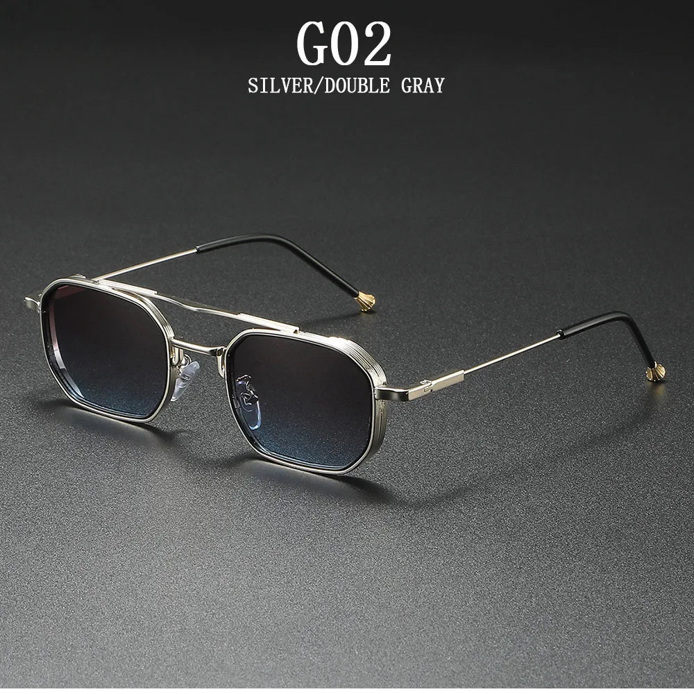 2025 Square Sunglasses Women Trendy Vintage Steampunk Sunglass Men Luxe Fashion Glasses Gafas De Sol Hombre Lunette Soleil Femme