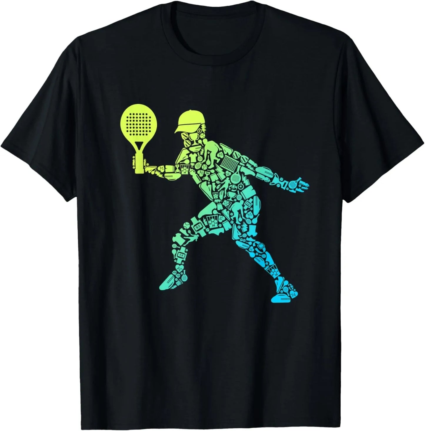 Badge of Sport Tennis Padel Logo Graphic T-Shirt Unisex Summer Streetwear Tops Customizable Couple Camiseta Hombre