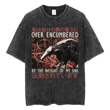 I Have Made It Awkward I Will Be Taking My Leave Meme T Shirt Japan Spider Crab Funny T-shirt Unisex Fashion Vintage Washed Tees