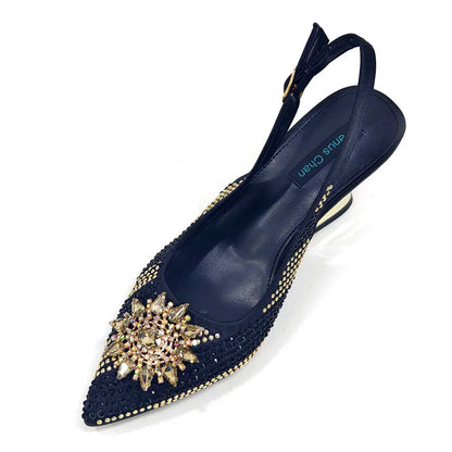 Elegant Women's Shoes and Bag Sets Wedding Party Bags and Shoes Comfortable Mid Heel Shoes Commuting Shoes for Women