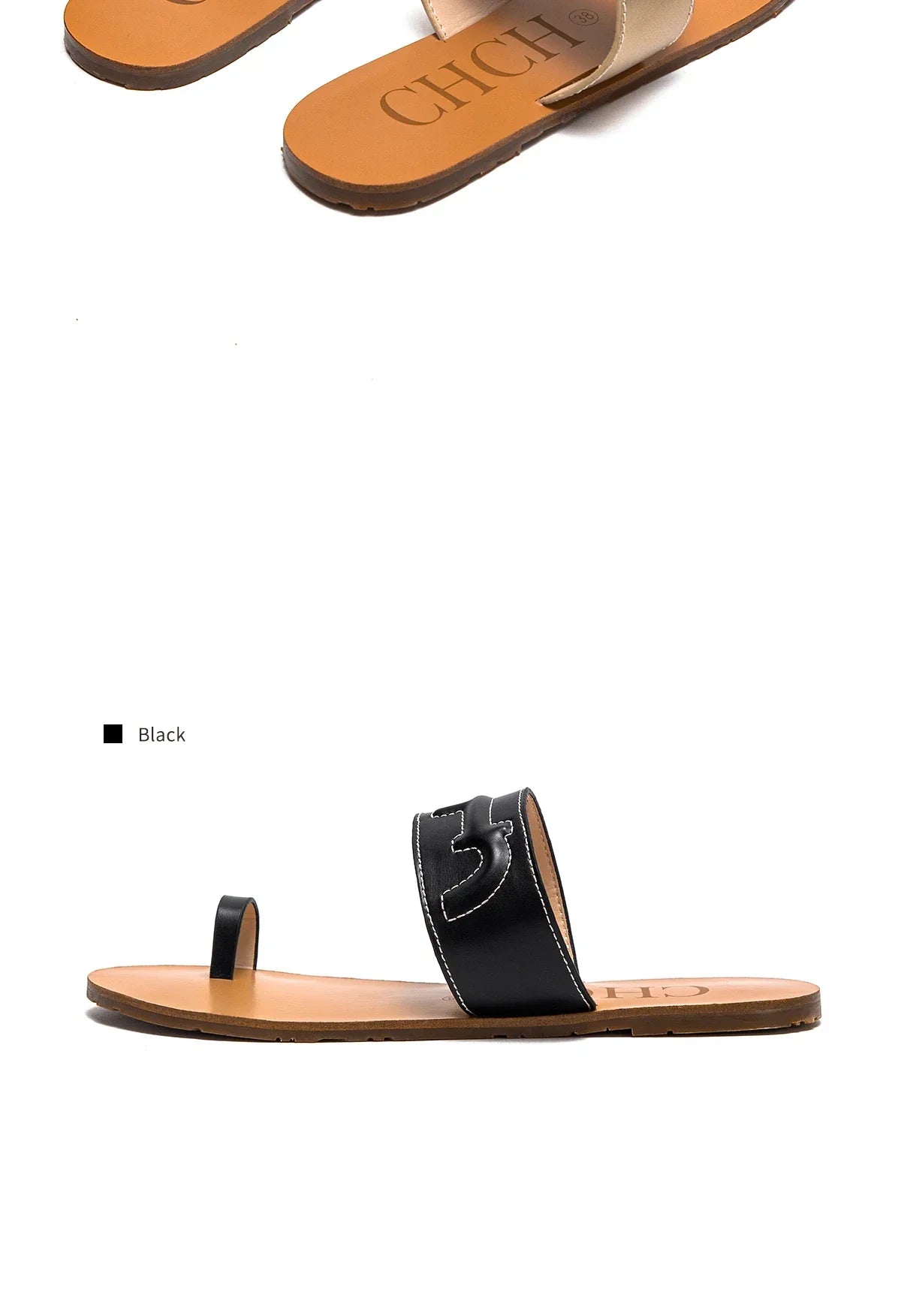 Women's Slippers For Spring/Summer 2026 New Women's Flat Beach Sandals