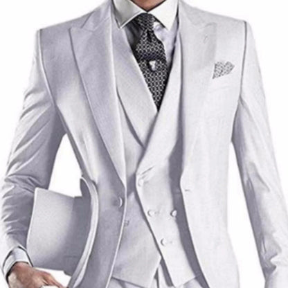 Men Vest Dark Gray With Lapel Solid Waistcoat For Wedding Banquet Prom Business Work Casual Daily Men Vest (ONLY SALE VEST)