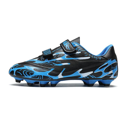 Professional Soccer Shoes Kids Long Spikes FG Football Boots Outdoor Grass Cleats Turf Football Shoes Boys Training Soccer Boots