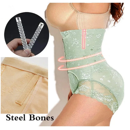 Lace Body Shaper Panties Shapewear Underwear High Waist Tummy Control Body Shaper Underwear Panties Slimming Waist