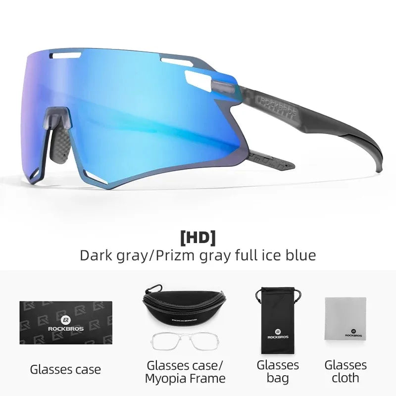 Cycling Glasses Lightweight Frameless Bike Glasses High-Definition Lenses Road Bicycle Protection Goggles Sport Eyewear