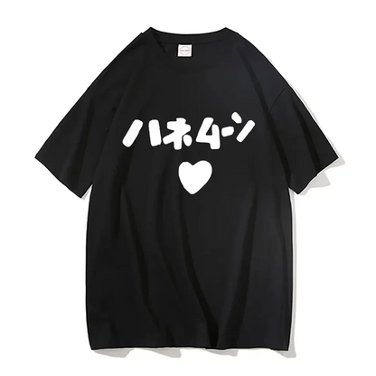 Japanese Manga T Shirt Summer Women Tshirt Funny Cute Anime Same Style Print T-shirts Harajuku Short Sleeve Casual