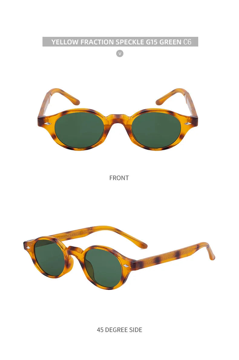 Fashion Oval Sunglasses Women Trendy Luxury Glasses Sunglass Men Luxe Femme Lentes De Sol Mujer Lunette Soleil Femme Zonnebril