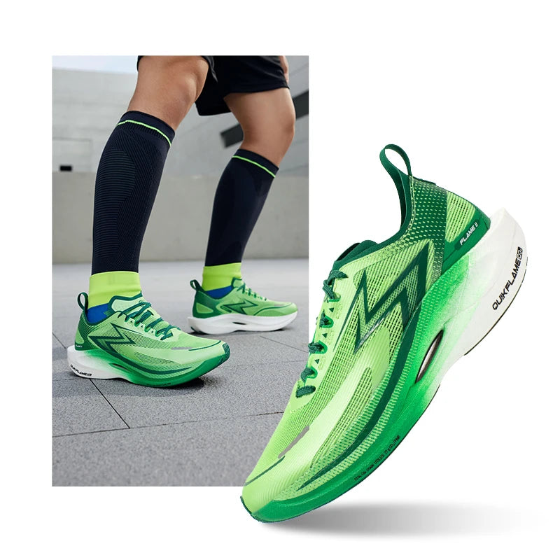 NEW Flame 2.5 Men Running Shoes Marathon Sports Carbon Plate Racing Breathable Cushioning Male Sneakers 672332207