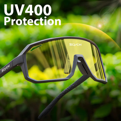 Yellow Polarized Sunglasses for Driving Night Vision Cycling Glasses Fashion MTB Mountain Bike Men Women Casual Glasses