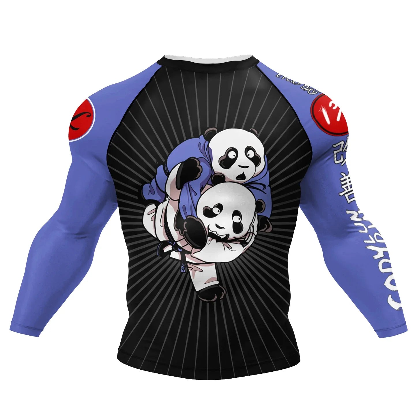 Polyester Sublimation High Elastic Bjj Rash Guard No Gi MMA  Jiu Jitsu Fighting Grappling Compression Shirt OEM Gym Fitness Tops