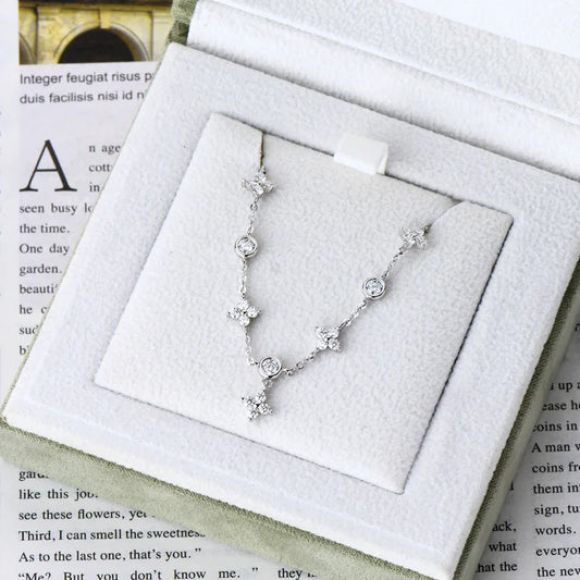 Bracelet femme trèfle à quatre feuilles GRA certifié 0,9 ct au total couleur D moissanite diamant en argent 925, bracelets à maillons, bijoux fins