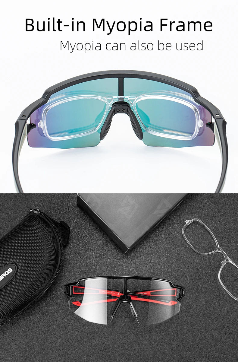 Cycling Glasses Polarized UV400 Protection Bicycle Sunglasses Men Women Photochromic MTB Road Bicycle Goggles Eyewear