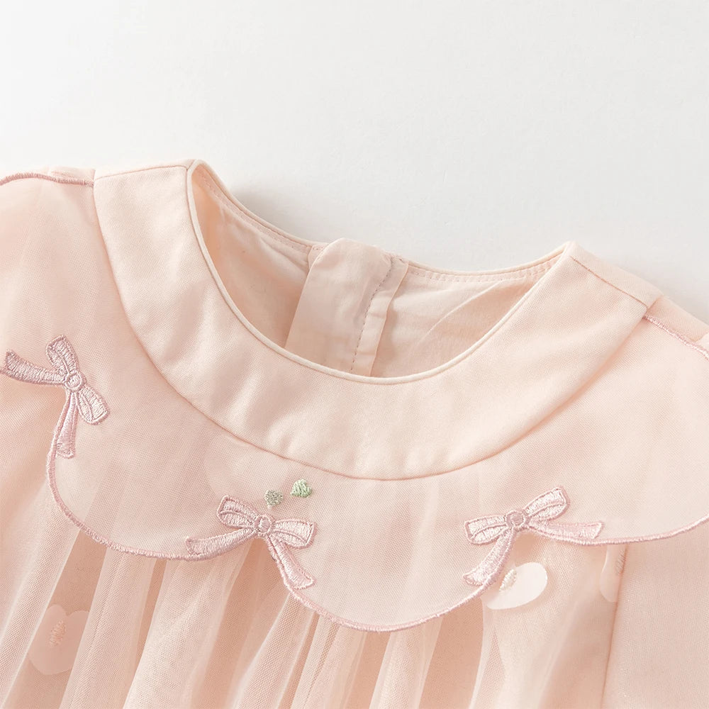 Children Princess Mesh Dress Girls Clothes Autumn Spring Long Sleeve Kids Elegant Dress Sweet Outdoor Party DB1261889