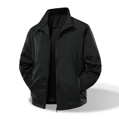Spring and Autumn new workwear jacket men's elastic waterproof outdoor assault jacket stand collar jacket nylon windbreaker high
