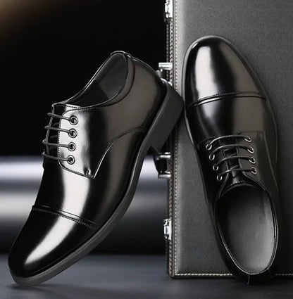 Round Toe Lace Up Business Social Shoe for Men Casual High Quality Fashion 2025 Style New Spring Autumn Dress Loafers Shoes Man
