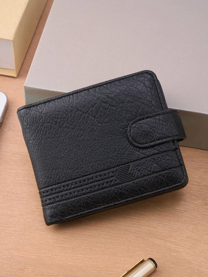 Portefeuille en cuir fin pour homme, porte-monnaie à fermeture éclair de qualité avec compartiment à monnaie, porte-cartes court décontracté pour homme pour un usage quotidien