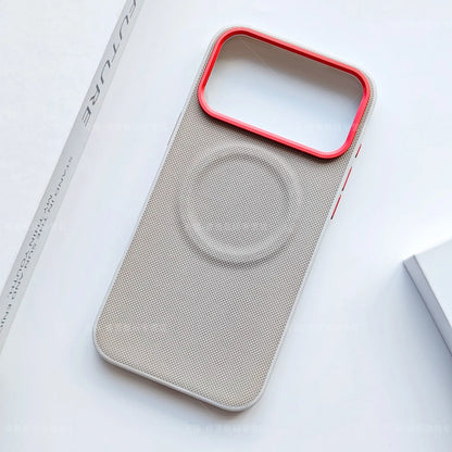 For iPhone 17 Pro Max 17 Pro Case Luxury Leather Magnetic Back Cover For Magsafe wireless charging Shell Bumper Funda