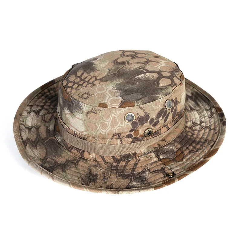 Breathable  Boonie Hat Sun Protection Cap UPF50+ UV Wide Brim Outdoor Hat Foldable Lightweight Fishing Camping Beach Hat