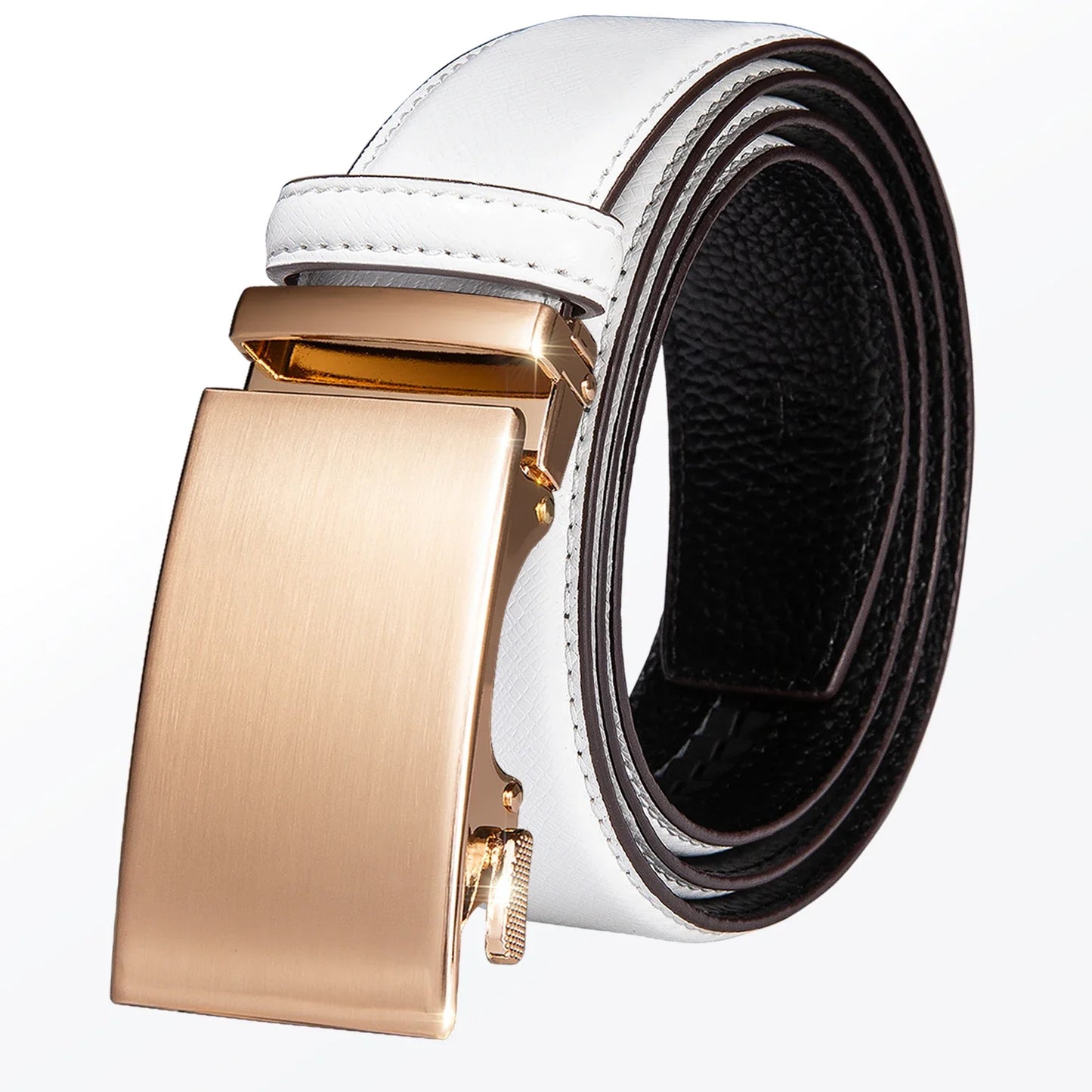 Men's Orange Brown Belt for Jeans New Yellow Green Blue Leather Jeans Belts Fashion Cowboy Genuine Leather Belt Strap
