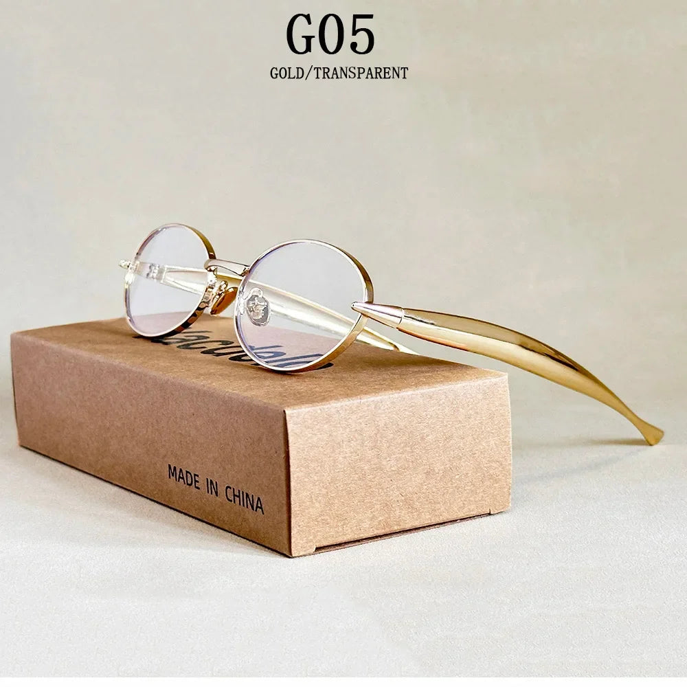 Oval Sunglasses Women Trendy 2025 Luxury Vintage Sunglass Fashion Glasses Dropshipping Lentes De Sol Mujer Lunette Soleil Femme