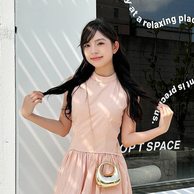 Mini Acrylic Dinner Bag Women's Crossbody Chain Handbag New Arrival Elegant Folded Underarm Bag with Magnetic Buckle Clutch