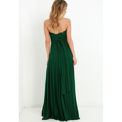 Sexy Women Multiway Wrap Convertible Boho Maxi Club Red Bandage Long Dress Party Bridesmaid Infinity Robe Longue Femme