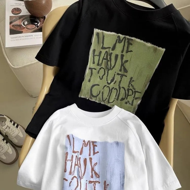 2026 Summer New Boys' Short Sleeved T-Shirt Cotton Baby Boy Summer Casual Tops Stylish Design