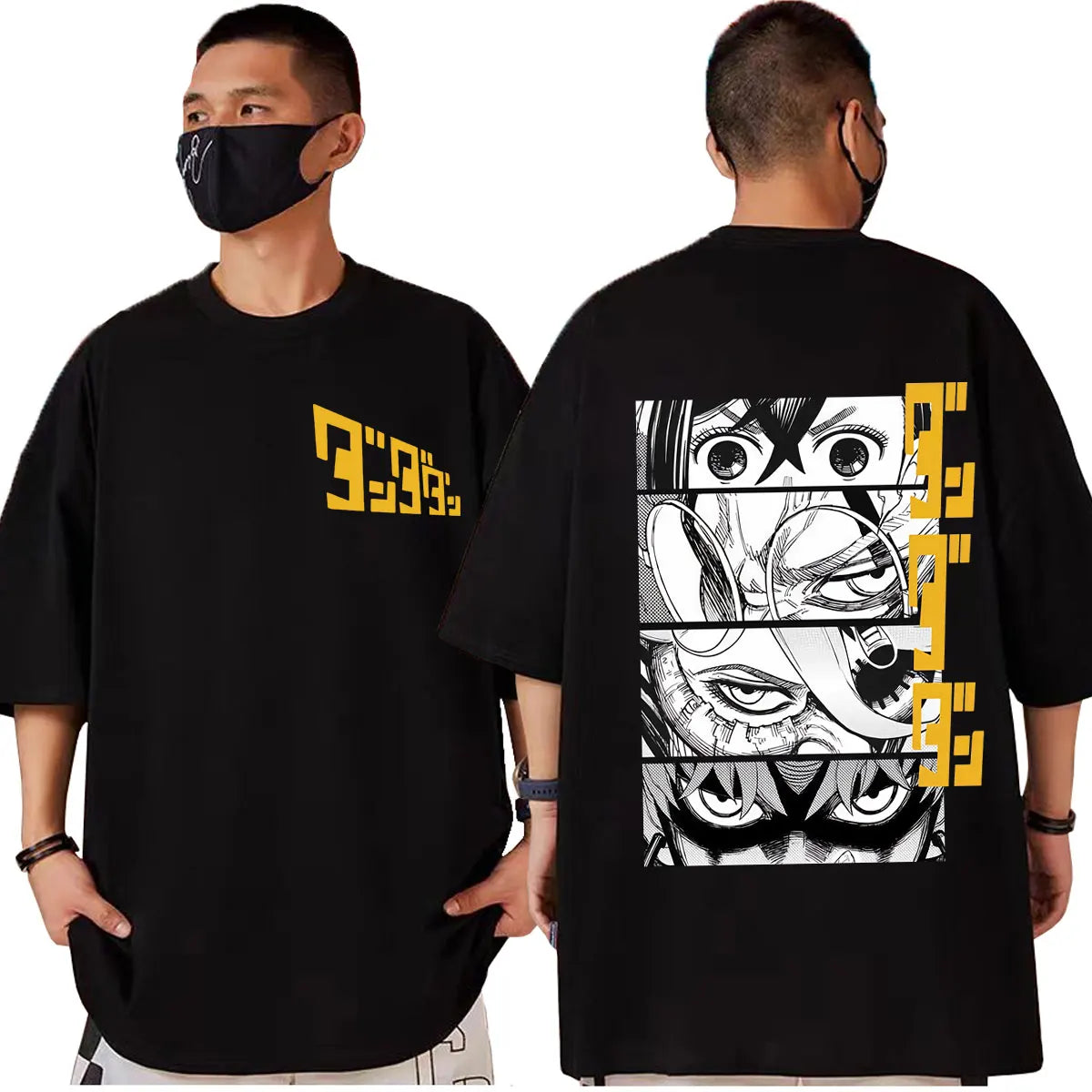 Japan Anime Dandadan Turbo Granny Cat Graphic T Shirt Fashion Cartoon Oversized T-shirt Men Women Vintage Casual Cotton T-shirts