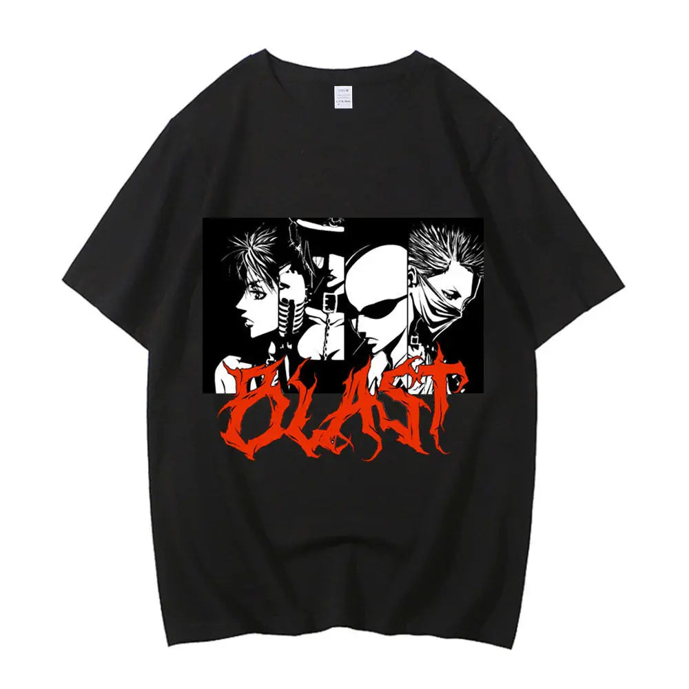 Black Stones Nana Osaki cotton t shirt male Y2k graphic Pastel aesthetic tshirt 2000s kawaii Pastel anime 2000s Comfortable
