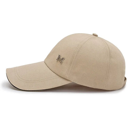Men Women Baseball Cap Summer Cotton Hat Snapback Hip-Hop Cap Adult Sport Sun Hat Casual Long Brim Sunscreen Golf Cap