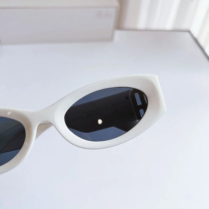 New Cat Eye Retro Fashion Sunglasses for Women Ins UV400 Vintage  UV400 Sun Glasses Gafas De Sol Vintage Sunglass Para Mujer
