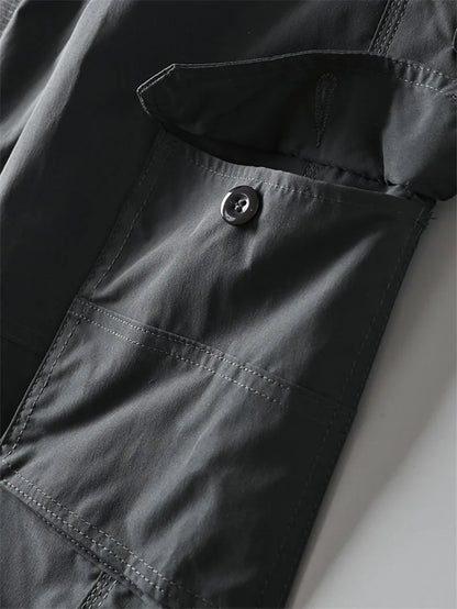 New Hiking Pants Outdoor Casual Cargo Pants Men Spring Summer Trousers/Shorts Outdoor Sport Trekking Camping Fishing Pants M-4XL
