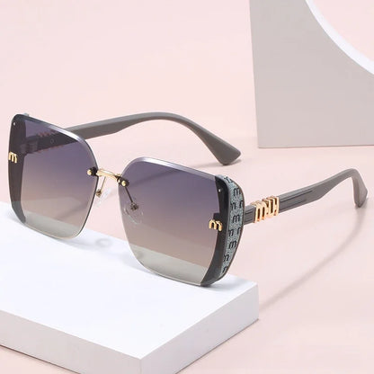 New Fashion Square Sunglasses Women Luxury Brand Anti Strong Light Vintage Large Frame Cool Sun Glasses Gafas De Sol Mujer