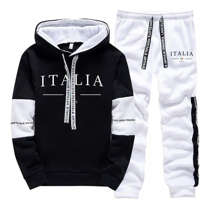 Hot Sales Mens Tracksuit Printing Casual Sweatshirts Sportswear Outdoors Sports Jogging Mens Clothing Single Piece Hoodie Pants