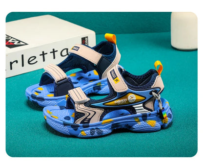 Summer Sandals for Boys Girls Non-Slip Outdoor Children Beach Shoes Lightweight Soft Sole Breathable Kids Walking Sandalias