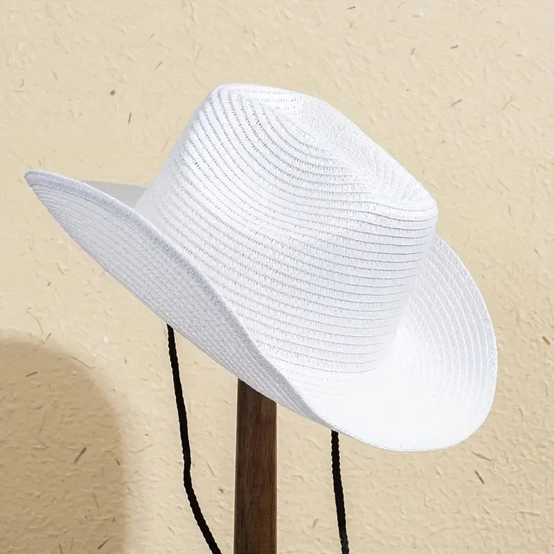 Large Size 56-60cm New Natural Panama Straw Hat Summer fashion Men Women Wide Brim Beach UV Protection Fedora Bohemia Sun Hat