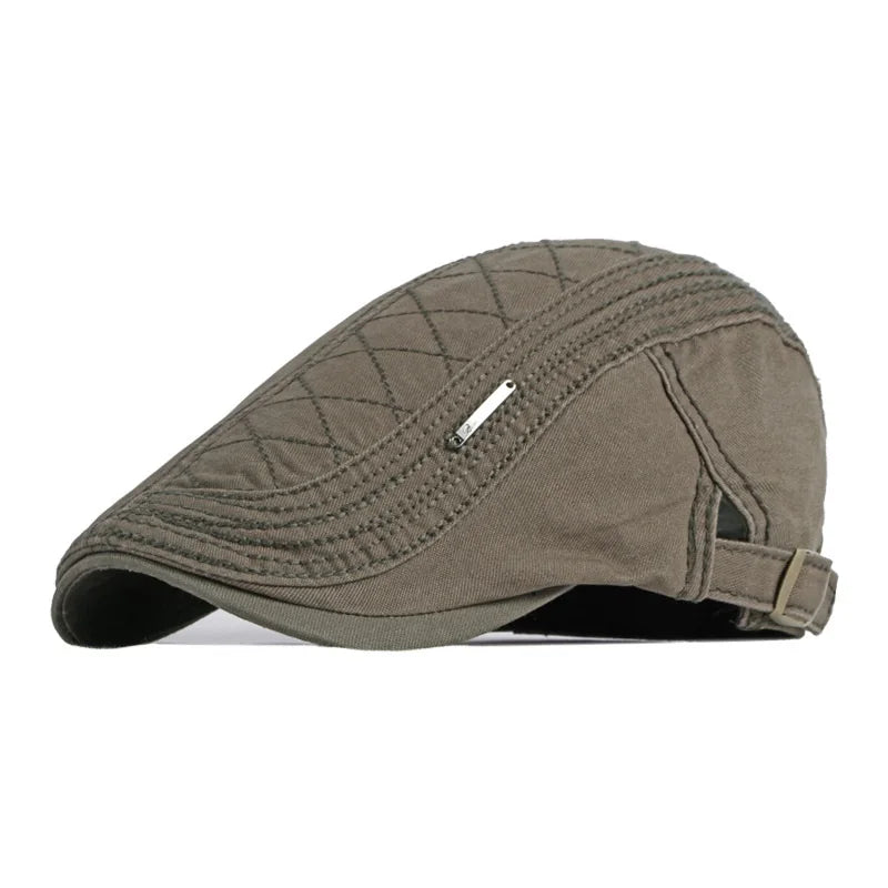 Men Women Beret Spring Autumn Cotton Flat Cap Ivy Gatsby Newsboy Hat Fashion Adjustable Vintage Cabbie Hats