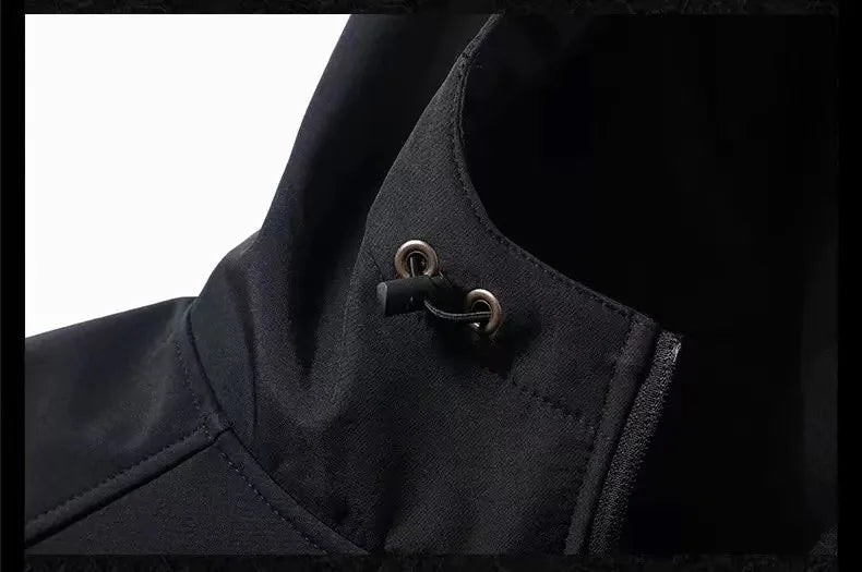 Men's Tactical Military Winter Autumn Fleece Waterproof Jackets Sports Hiking Camping Climbing Outdoor Hood Coat Hunting Combat