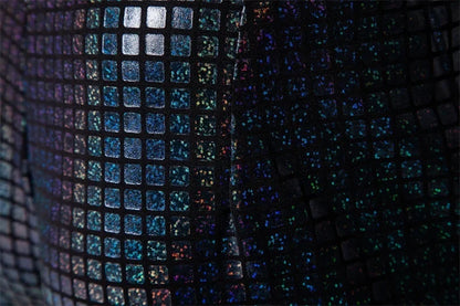 New Men Luxurious Sequined Checkered Suit Pants Fashion Male Dance Party Bar KTV Casual Dress Small Stretch Trousers