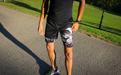 Y2K Summer Men Streetwear Anime Berserk Oversize Active Athletic Gym Short Pants Training Fitness Workout Track Shorts Clothes