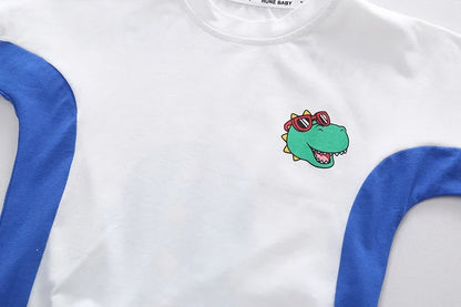 Toddler Baby Boy Girl Clothing Sets Summer Casual Infant Cute Animal Modeling 2pcs Outfits Cotton T-shirt+Shorts Kids Tracksuit