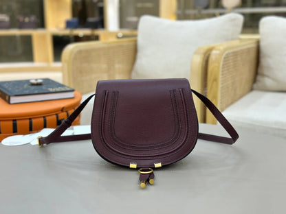 Classic Genuine Leather Saddle Crossbody Bag Vintage Fringe Shoulder Purse For Women Classic U-Shape Stitched Handbag